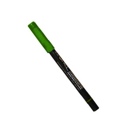 Marcador Perm. Medio (CD/Acetatos) UMS1 Verde-Pack10un / Esc