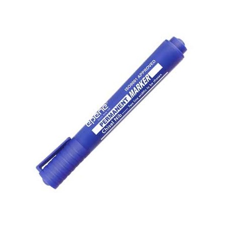 12un Marcador Perm. Grosso 2,0mm Epene EP11-2002 Azul-1un /