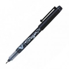 Marcadores Medio Pilot V-Sign Pen Preto 1un
