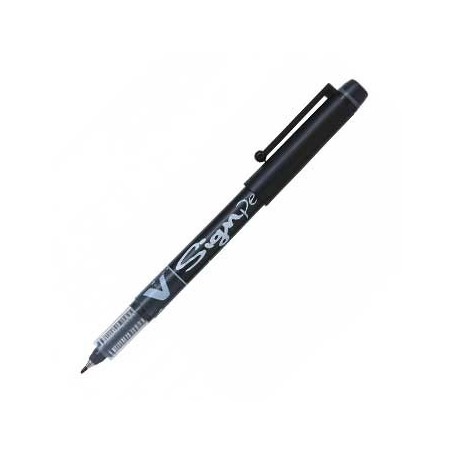 Marcadores Medio Pilot V-Sign Pen Preto 1un