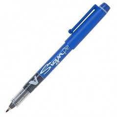Marcadores Medio Pilot V-Sign Pen Azul 1un