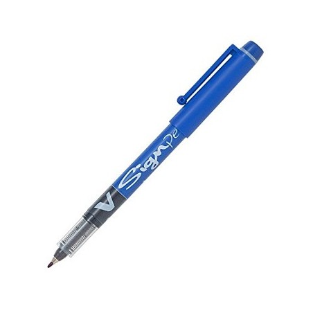 Marcadores Medio Pilot V-Sign Pen Azul 1un