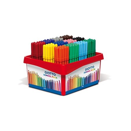 Marcador Feltro Giotto Turbo Color Schoolpack 144un / Escola