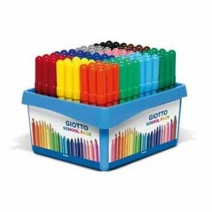 Marcador Feltro Giotto Turbo Maxi  Schoolpack 108un / Escola