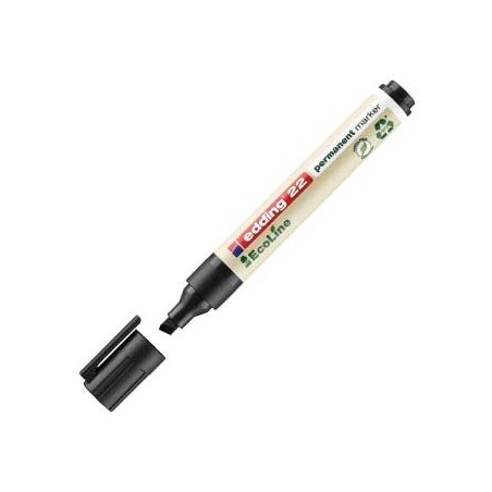 Marcador Permanente Grosso Edding 22 Ecoline Preto 1un
