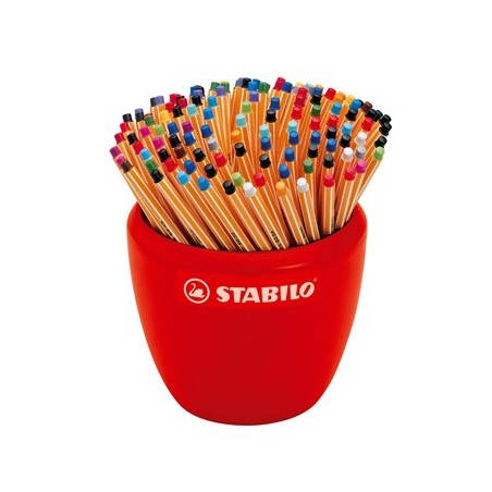 Marcador Fino 0,4mm Stabilo Fineliner Point 88 Exp 150 unid