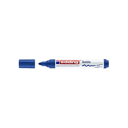 2un Marcador Tecidos Azul 2-3mm Edding 4500 1un