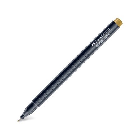 2un Marcador Fino Castanho 0,4mm Faber-Castell 1un