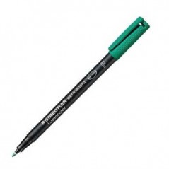 10un Marcador Perm. Fino Lumocolor Special 318F Verde un