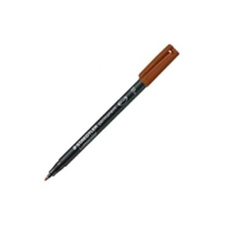 Marcador Perm. Fino Lumocolor Special 318F Castanho / Escrit