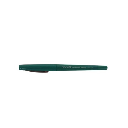 12un Marcador Permanente Medio Ponta Nylon Verde - 1un / Esc