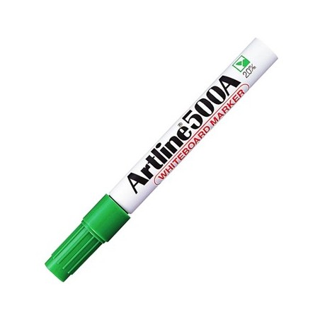 Marcadores Quadros Brancos Artline 500 Verde Cx 12un / Escri