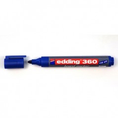 10un Marcador Quadros Brancos Edding 360 Azul - 1un / Escrit