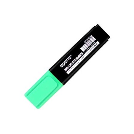 12un Marcador Fluorescente Epene EP10-0122 Verde-1un / Escri