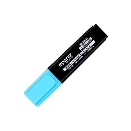 12un Marcador Fluorescente Epene EP10-0122 Azul-1un / Escrit