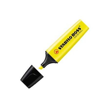 Marcador Fluorescente Stabilo Boss Amarelo 70/24 Cx 10un / E