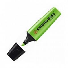Marcador Fluorescente Stabilo Boss Verde 70/33 Cx 10un / Esc