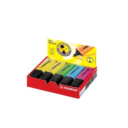 Marcador Fluorescente Stabilo Boss Sortido 70/10-1 Cx 10un /