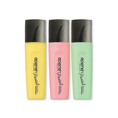 Marcador Fluorescente Epene Pastel Pack 3 Cores