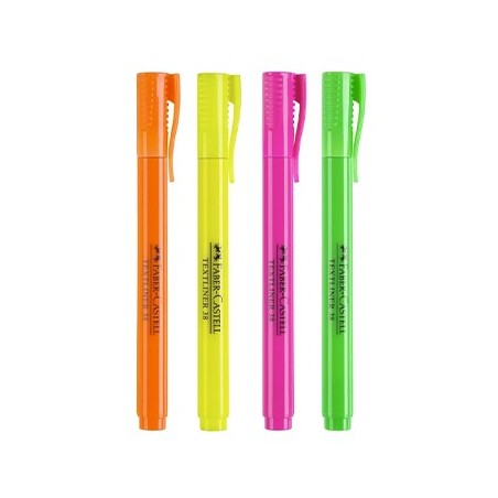 Marcador Fluorescente Faber-Castell Textliner 38 - 4un