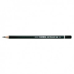 12un Lapis Grafite B Lyra Rembrandt Art Design - 1un / Artes