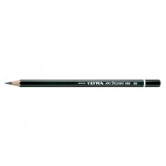 12un Lapis Grafite 6B Lyra Rembrandt Art Design - 1un / Arte