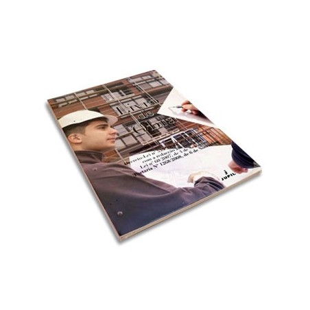 Livro Registo de Obra Manual Jufil / Papeis e Transformados