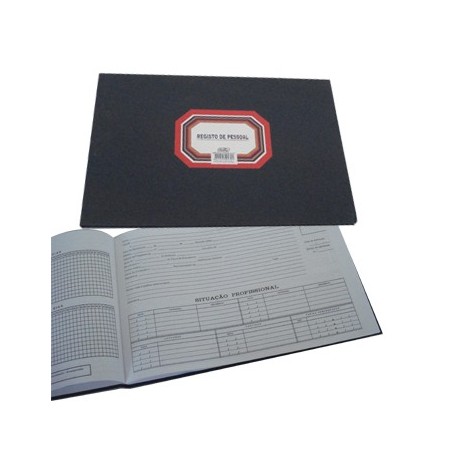 Livro Registo Cadastro Pessoal 50 Folhas