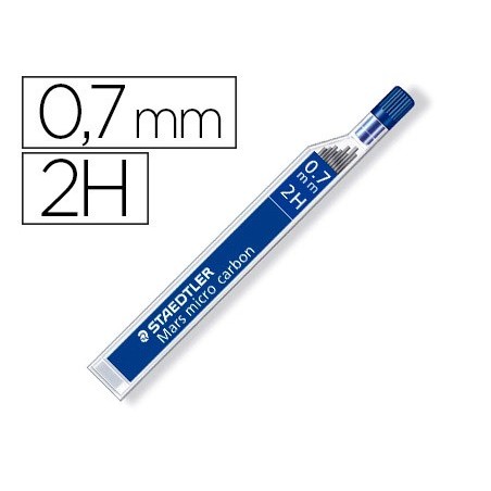 MINAS STAEDTLER MARS MICRO GRAFITE 0,7 MM 2H TUBO COM 12 UNI
