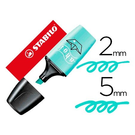 MARCADOR STABILO BOSS MINI PASTELLOVE TOQUE DE TURQUESA