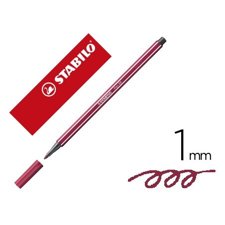 MARCADOR STABILO AGUARELAVEL PEN 68 PURPURA 1 MM