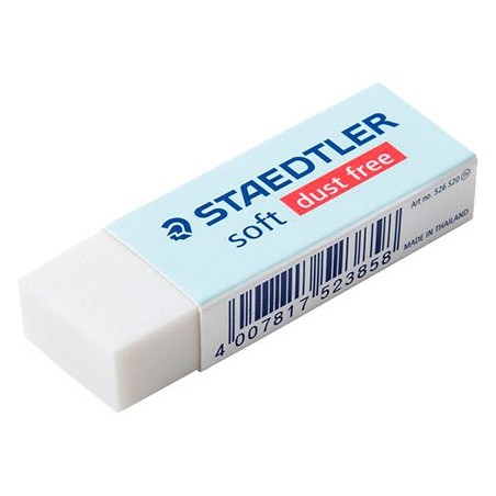 BORRACHA STAEDTLER SOFT BRANCA 526 S20