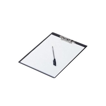 10un Clip Board Plastico c/Capa 34x22,5cm Roma 245 Azul / Ar