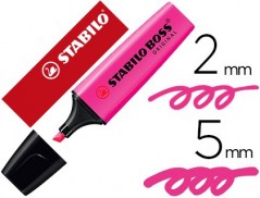 MARCADOR STABILO BOSS FLUORESCENTE 70 MAGENTA