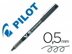 MARCADOR PILOT PONTA FINA V-5 PRETO 0.5 MM