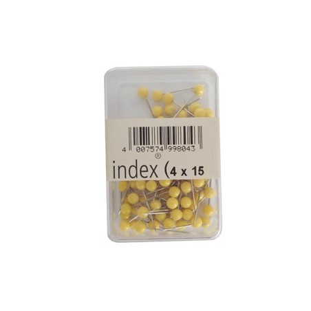 Sinalizadores Amarelos Redondos 4/15 100uni / Escritorio e P