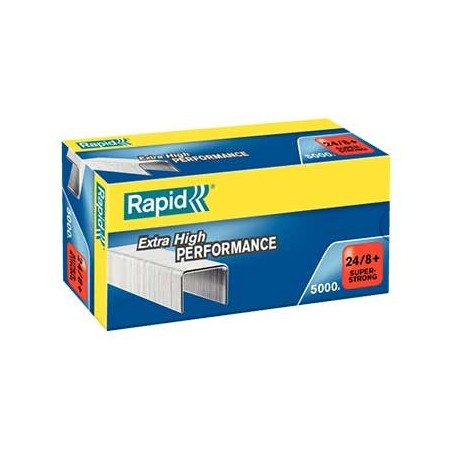 Agrafos 24/8 Rapid (10/50 Folhas) Cx5000 / Escritorio e Pape