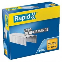 Agrafos 23/20 Rapid (130/170 Folhas) Cx1000 - 1un / Escritor