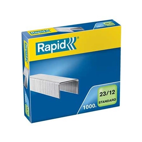 Agrafos 23/12 Rapid (60/90 Folhas) Cx1000 - 1un / Escritorio