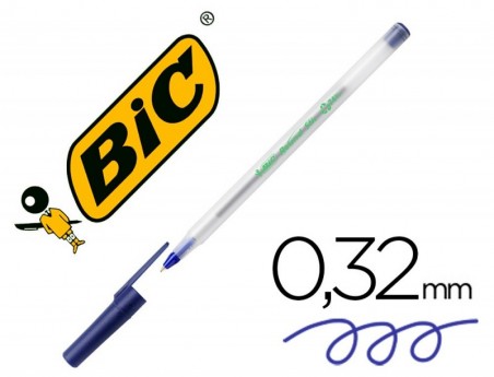 ESFEROGRAFICA BIC ECOLUTIONS ROUND STIC AZUL