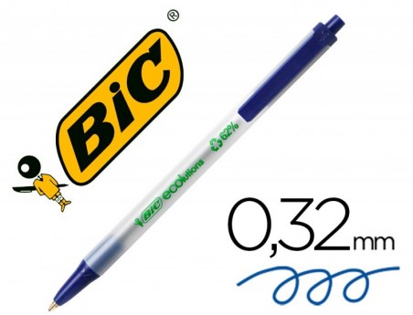 ESFEROGRAFICA BIC ECOLUTIONS CLIC STIC AZUL