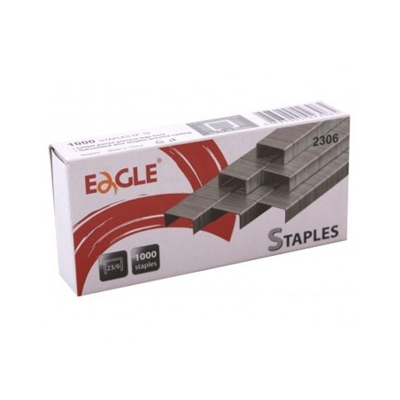 12un Agrafos 23/6 Eagle (10/40 Folhas) Cx1000un / Escritorio