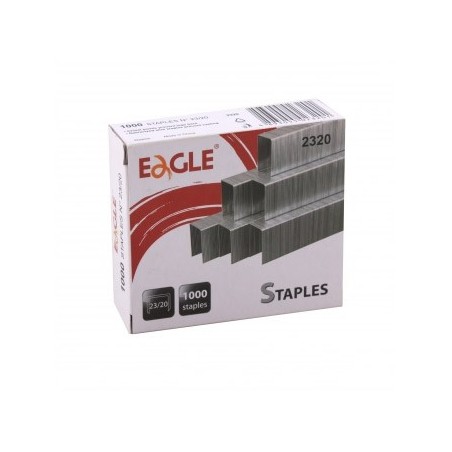 12un Agrafos 23/20 Eagle (130/170 Folhas) Cx1000 - 1un / Esc