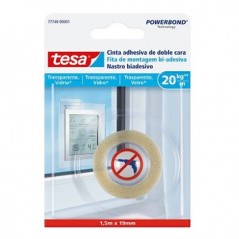 Fita Montagem Bi-adesiva Tesa Powerbond 20kg 1,5mx19mm / Man