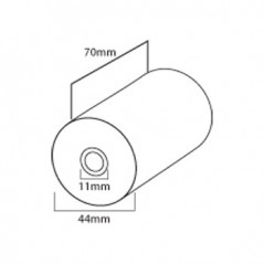 Rolo Papel 44x70x11 Pack 10 / Papeis e Transformados / Rolos