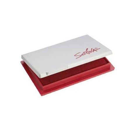 Almofada Carimbos Nº2 7x11cm Scriva Vermelho / Escritorio e