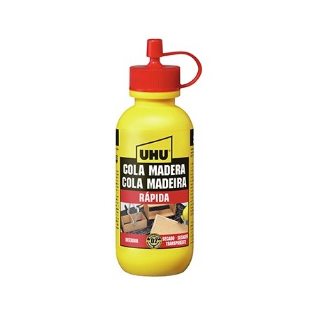 2un Cola Branca Madeira UHU Express 75g