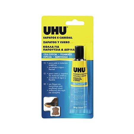 2un Cola Sapatos e Cabedal 34ml UHU