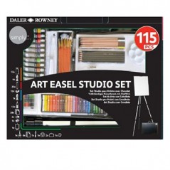 Kit Pinturas Complete Art Easel Studio Set 115un