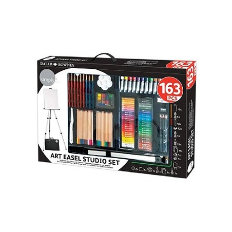 Kit Pinturas Complete Art Easel Studio Set 163un